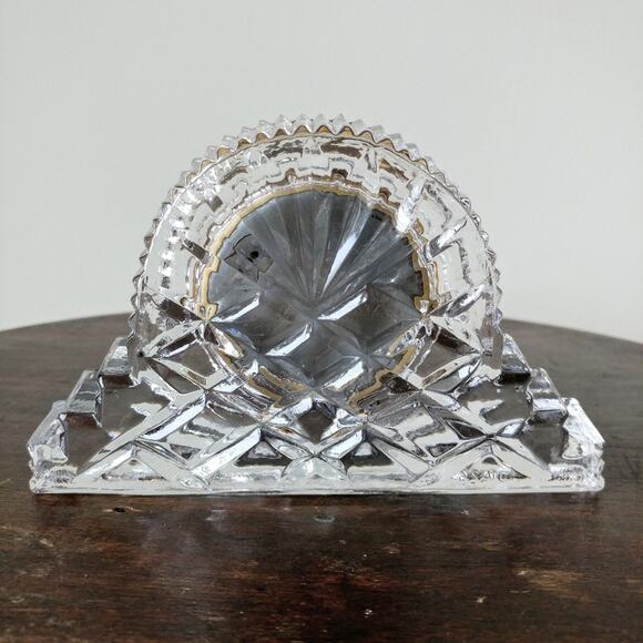 Godinger Vintage Crystal Clock - Picture 2 of 7